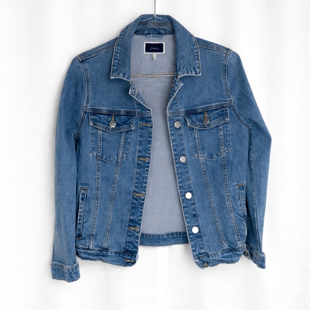 Joules Light Blue Denim Jacket. Size 6.
